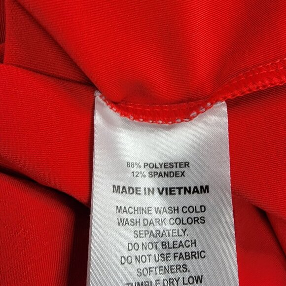 Footjoy Polo Shirt Mens XL Red Golf Performance Preppy Evergreen Country Club - Picture 10 of 13